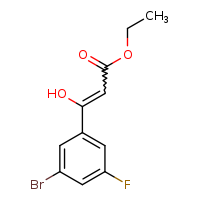 ethyl 3-(3-bromo-5-fluorophenyl)-3-hydroxyprop-2-enoate