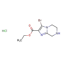 ethyl 3-bromo-5H,6H,7H,8H-imidazo[1,2-a]pyrazine-2-carboxylate hydrochloride