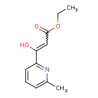 ethyl 3-hydroxy-3-(6-methylpyridin-2-yl)prop-2-enoate