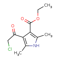 ethyl 4-(2-chloroacetyl)-2,5-dimethyl-1H-pyrrole-3-carboxylate