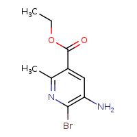 ethyl 5-amino-6-bromo-2-methylpyridine-3-carboxylate