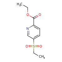 ethyl 5-(ethanesulfonyl)pyridine-2-carboxylate