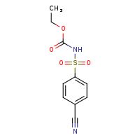 ethyl N-(4-cyanobenzenesulfonyl)carbamate