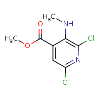 methyl 2,6-dichloro-3-(methylamino)pyridine-4-carboxylate