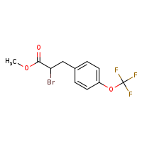 methyl 2-bromo-3-[4-(trifluoromethoxy)phenyl]propanoate