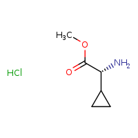 methyl (2R)-2-amino-2-cyclopropylacetate hydrochloride