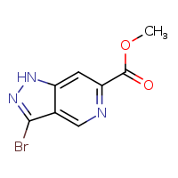 methyl 3-bromo-1H-pyrazolo[4,3-c]pyridine-6-carboxylate