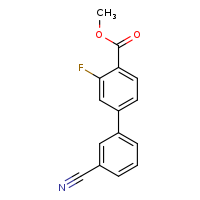 methyl 3'-cyano-3-fluoro-[1,1'-biphenyl]-4-carboxylate