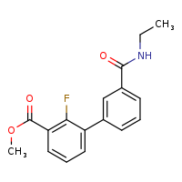 methyl 3'-(ethylcarbamoyl)-2-fluoro-[1,1'-biphenyl]-3-carboxylate
