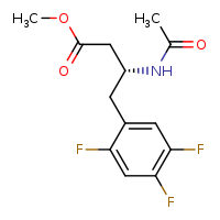 methyl (3R)-3-acetamido-4-(2,4,5-trifluorophenyl)butanoate