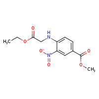 methyl 4-[(2-ethoxy-2-oxoethyl)amino]-3-nitrobenzoate