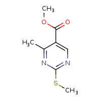 methyl 4-methyl-2-(methylsulfanyl)pyrimidine-5-carboxylate