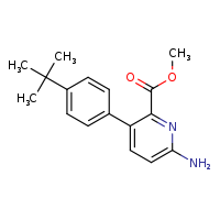 methyl 6-amino-3-(4-tert-butylphenyl)pyridine-2-carboxylate