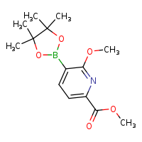 methyl 6-methoxy-5-(4,4,5,5-tetramethyl-1,3,2-dioxaborolan-2-yl)pyridine-2-carboxylate