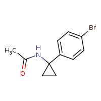 N-[1-(4-bromophenyl)cyclopropyl]acetamide