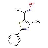 N-[1-(4-methyl-2-phenyl-1,3-thiazol-5-yl)ethylidene]hydroxylamine