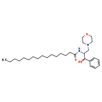 N-[(1R,2R)-1-hydroxy-3-(morpholin-4-yl)-1-phenylpropan-2-yl]hexadecanamide