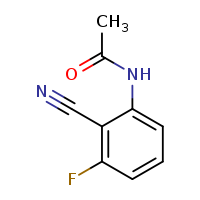 N-(2-cyano-3-fluorophenyl)acetamide