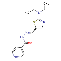 N'-{[2-(diethylamino)-1,3-thiazol-5-yl]methylidene}pyridine-4-carbohydrazide