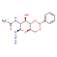 N-[(2R,4aR,6R,7R,8R,8aS)-6-azido-8-hydroxy-2-phenyl-hexahydro-2H-pyrano[3,2-d][1,3]dioxin-7-yl]acetamide