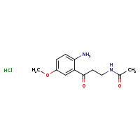 N-[3-(2-amino-5-methoxyphenyl)-3-oxopropyl]acetamide hydrochloride