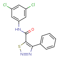 N-(3,5-dichlorophenyl)-4-phenyl-1,2,3-thiadiazole-5-carboxamide