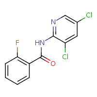 N-(3,5-dichloropyridin-2-yl)-2-fluorobenzamide