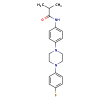 N-{4-[4-(4-fluorophenyl)piperazin-1-yl]phenyl}-2-methylpropanamide