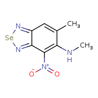 N,6-dimethyl-4-nitro-2,1,3-benzoselenadiazol-5-amine