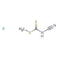 N-cyanomethylsulfanylcarbothioamide potassium