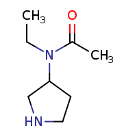 N-ethyl-N-(pyrrolidin-3-yl)acetamide