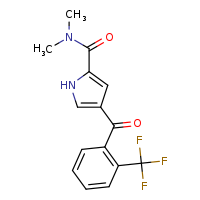 N,N-dimethyl-4-[2-(trifluoromethyl)benzoyl]-1H-pyrrole-2-carboxamide
