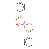 O'1,O1-bis(benzenesulfinyl)-1,1-dihydroxyzincbis(ylium)bis(olate)