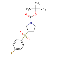 tert-butyl 3-(4-fluorobenzenesulfonyl)pyrrolidine-1-carboxylate