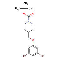 tert-butyl 4-(3,5-dibromophenoxymethyl)piperidine-1-carboxylate