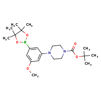 tert-butyl 4-[3-methoxy-5-(4,4,5,5-tetramethyl-1,3,2-dioxaborolan-2-yl)phenyl]piperazine-1-carboxylate