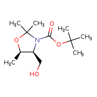tert-butyl (4S,5R)-4-(hydroxymethyl)-2,2,5-trimethyl-1,3-oxazolidine-3-carboxylate