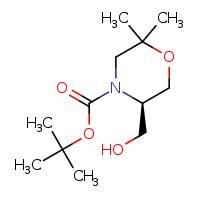 tert-butyl (5R)-5-(hydroxymethyl)-2,2-dimethylmorpholine-4-carboxylate