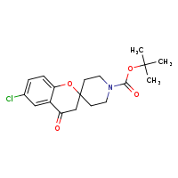 tert-butyl 6-chloro-4-oxo-3H-spiro[1-benzopyran-2,4'-piperidine]-1'-carboxylate
