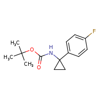 tert-butyl N-[1-(4-fluorophenyl)cyclopropyl]carbamate