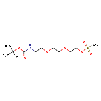 tert-butyl N-(2-{2-[2-(methanesulfonyloxy)ethoxy]ethoxy}ethyl)carbamate