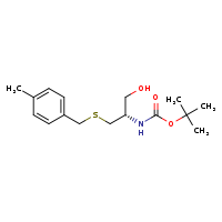 tert-butyl N-[(2S)-1-hydroxy-3-{[(4-methylphenyl)methyl]sulfanyl}propan-2-yl]carbamate