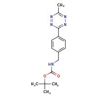 tert-butyl N-{[4-(6-methyl-1,2,4,5-tetrazin-3-yl)phenyl]methyl}carbamate
