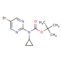 tert-butyl N-(5-bromopyrimidin-2-yl)-N-cyclopropylcarbamate