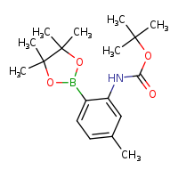 tert-butyl N-[5-methyl-2-(4,4,5,5-tetramethyl-1,3,2-dioxaborolan-2-yl)phenyl]carbamate