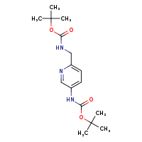 tert-butyl N-(6-{[(tert-butoxycarbonyl)amino]methyl}pyridin-3-yl)carbamate