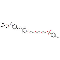 tert-butyl N-methyl-N-{4-[(1E)-2-{6-[2-(2-{2-[(4-methylbenzenesulfonyl)oxy]ethoxy}ethoxy)ethoxy]pyridin-3-yl}ethenyl]phenyl}carbamate