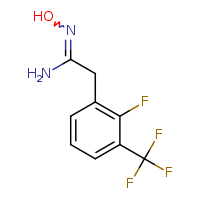 (Z)-2-[2-fluoro-3-(trifluoromethyl)phenyl]-N'-hydroxyethanimidamide
