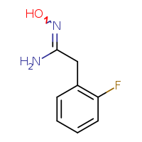 (Z)-2-(2-fluorophenyl)-N'-hydroxyethanimidamide
