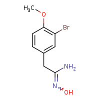 (Z)-2-(3-bromo-4-methoxyphenyl)-N'-hydroxyethanimidamide